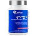 CanPrev Synergy B-kompleks med L-Theanine 60 kapsler 30-dagers levering - fremme mental avslapning, forbedre energi, kognitiv klarhet og støtte kropp og sinn - Vegan, ikke-GMO og Glutenfri