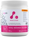 ATP Lab Total Radiance Collage - Peach Mango Flavor, 360g - Collage Peptides pulver for kvinner - Hydrolysert Collage Protein Supplement med Biotin