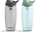 Promixx Pursuit Protein Shaker flaske (32 oz) – Silent No-Ball Mixer, Leak-Proof Lid, BPA/BPS & Phthalate-fri ECOZEN – Easy-Clean Shaker Cup for Protein Shakes, Pre & Post Workout Smoothies