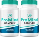 Rize labs ProMind Complex Supplement, Organic Memory Supporting Formula, ProMind Complex å styrke hjernen, ProMind Complex Brukt til å øke minnet, Pro Mind anmeldelser (120 Kapsler) (Pack of 2)