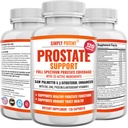 Prostata kosttilskudd for menn (120 kapsler), så Palmetto prostata helsestøtte - 33 vitaminer og urter - Beta Sitosterol Plus B6, selen & sink for sunn urinasjon frekvens og flyt & korrekt søvn