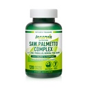 Prostata & urinstøtte for menn – 5-i-1 så Palmetto Complex med sink, tribulus, bor, Pine Bark – 120 Veggie Capsules