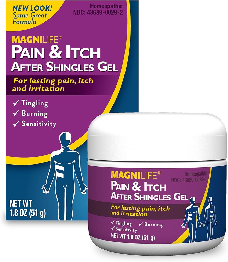 MagniLife smerte og klør relief Gel, naturlig lindring, irritasjon og følsomhet med Jasmine og Mezereon - 1.8oz