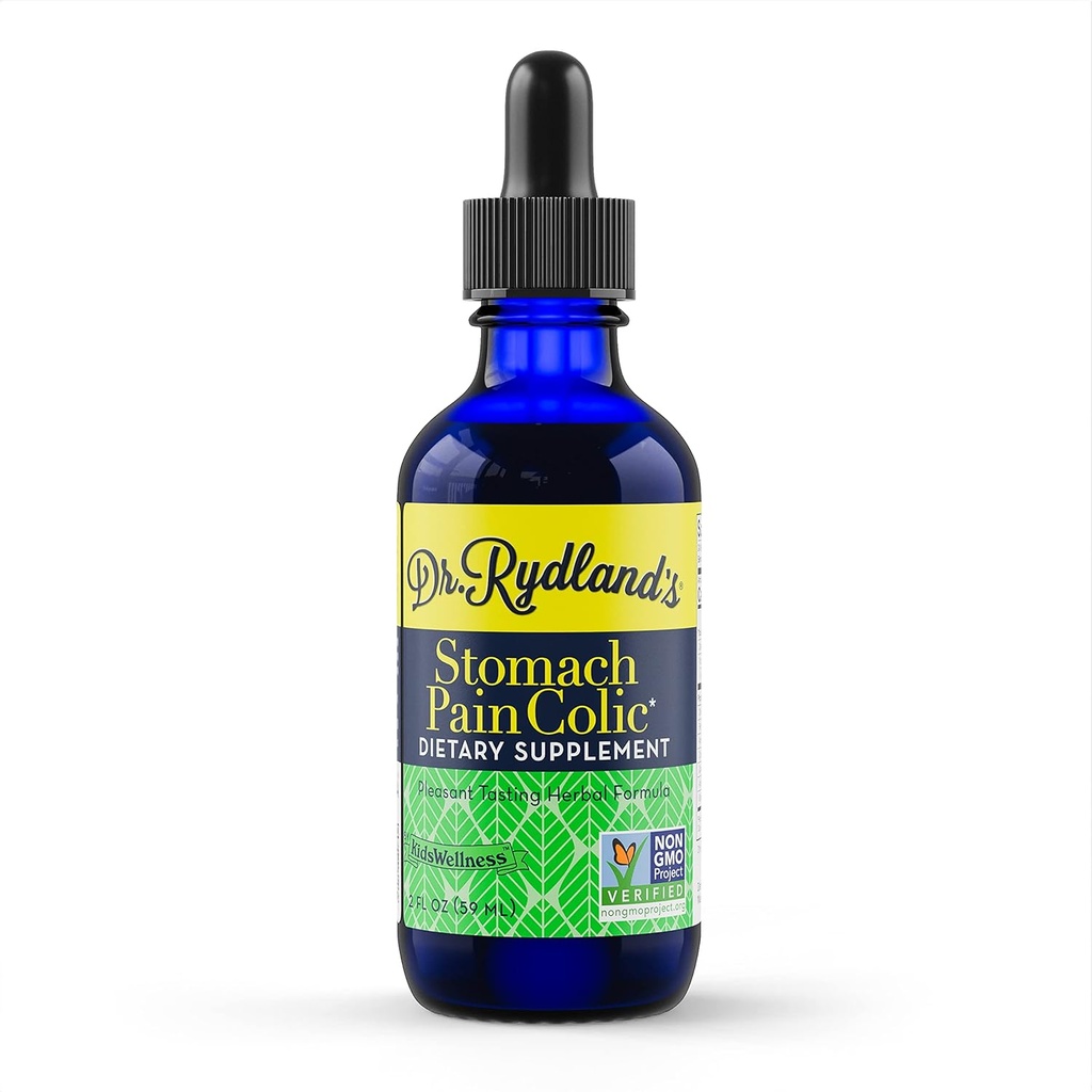 Dr. Rydlands Pleasant Tasting flytende urteformler (Stomach & Colic, 2oz)