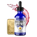FWS kolloidal gull flytende dråper, Ascension Meditasjon Spirituell Aid Brain Boost, Forbedre bevissthet Klarhet Drømmer Intuition, laget av 99.99% ren sveitsisk gull, 100 ppm, Ruby Red, Real 24K