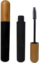 mollensiuer 2Pcs 6ml Påfyllbar tom Mascara Tube flasker Vialer Svart Reusable Eyelash Cream Container Flaske med Eyelash Wand og Bamboo Cap for DIY Mascara, Reise