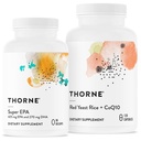 THORNE - Super EPA og Red Yeast Rice & CoQ10 Bundle - Støtter Cardiovascluar, Joints, Helse og Hud Helse - 90 til 120 Serveringer
