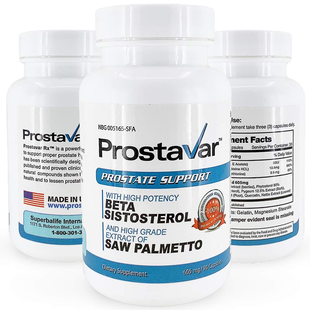 Prostata Støtte med Sag Palmetto 605mg - 630 kapsler - 7 måneders forsyning
