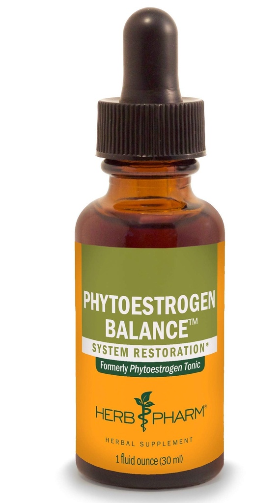 Herb Pharm Phytoestrogen Balance flytende Herbal formel for kvinnelig reproduktiv systemstøtte - 1 Ounce