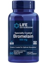 Livsforlengelse Spesielt koated Bromelain, Pineapple Extract, Felles Helse, Felleskomfort, Vegetarisk, Glutenfri, Ikke-GMO, 500 mg, 60 enterisk-koated tabletter