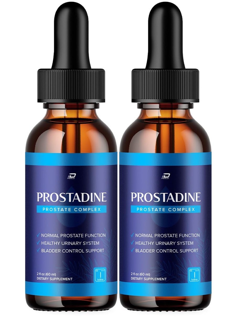 Prostadin Drops for helse - Blader Urining problemer - Prostadin Supplement, Maks styrke prostatin Droppers, 2024 Ny forbedret formulering, Prostadin (2 Pack- 2 måneders forsyning)