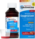 Bactimicina Cough & Cold Liquid - Forventende og decongestant - Alder 18 og opp - 4 Fl OZ