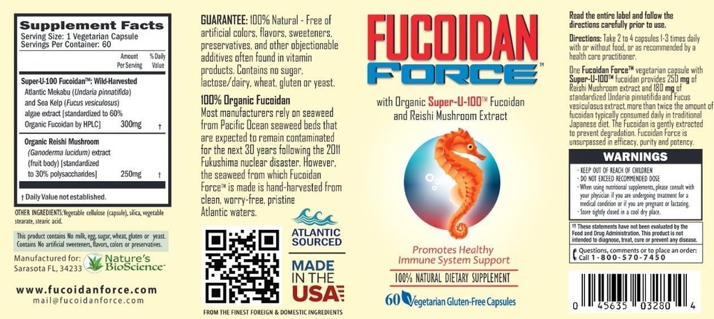 FUCOIDAN FORCE® - 24 flasker