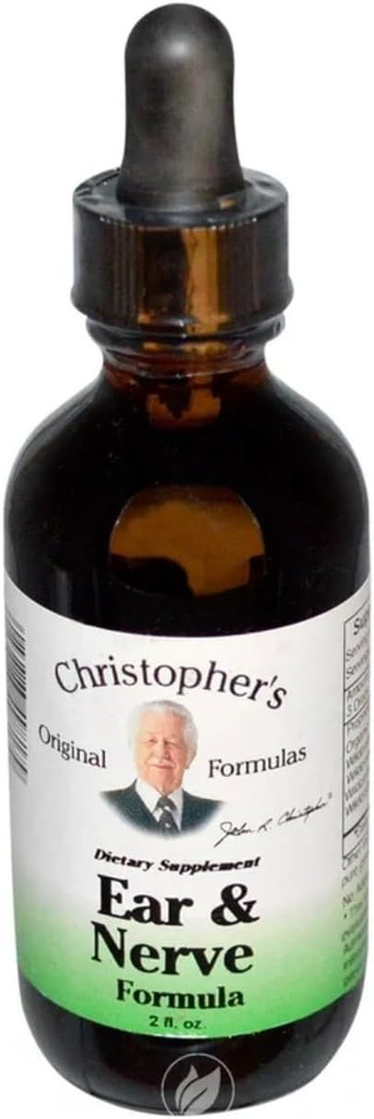 Christophers opprinnelige formler øre og nerveekstrakt, nervesystemstøtte, 2 fl oz - Pakke med 2