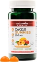 NatureWise CoQ10 Gummies 100mg - Peach Mango Flavor - Supplement for hjerte helse og antioksidant aktivitet - Pektin-basert, vegansk, soya og glutenfri, ikke-GMO - 60 greve[1-måneders forsyning]