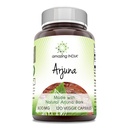 Amazing India Arjuna (Made med naturlig Arjuna) 500 Mg Supplement | Vegetariske kapsler | Ikke-GMO | Glutenfri | laget i USA (1 Pack | 120 Count)