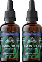 Lemon Balm Tinktur - organiske sitroner Drops - sitron balm ekstrakt - laget i USA - Organic 4 Fl Oz