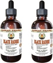 Hawaii Pharm svart radisj alkohol-fri flytende ekstrakt, svart radisj (Raphanus Sativus Niger) tørket rot glykeritt naturlig herbal supplement 2x2 oz