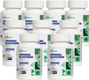 2800 MG Liposomal Glutation Softgels, Maks absorpsjon, aktiv form L Glutation reduktase, kraftig antioksidant, Helse Aging, 60 Softgels