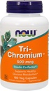 NU Matvarer - Tri-Chromium 500 mcg. - 180 Vegetariske kapsler