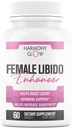 Harmony GIow: Ny Libido Booster for kvinner | Boost Desire, Mood, Energi, Følsomhet | Tribulus, Muira Puama + 12 Mer Ultra Dosert Kraftige ingredienser | Naturlig og trygt tredjepart testet - 60 Kapsler