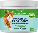 Complete Cat Probiotika med prebiotika og enzymer av Jackson Galaxy - Digestionsstøtte, immunstøtte Kosttilskudd - laget i USA
