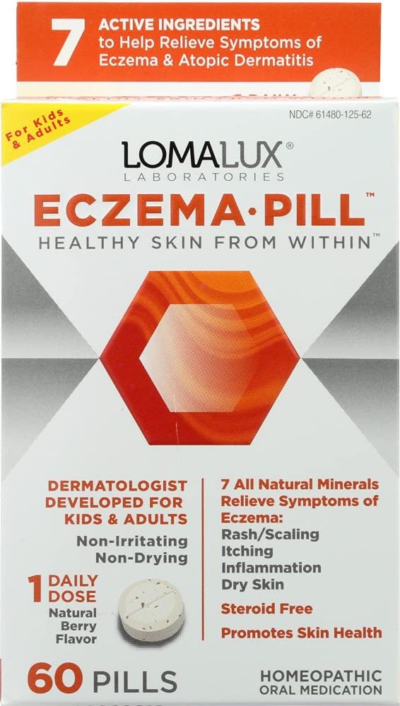 Loma Lux Laboratories Homeopatisk Supplement, Eczema, 60 Count (3 Pack)