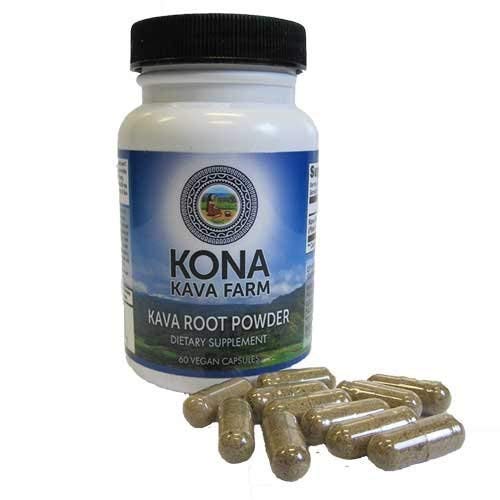 Kava Root Kun Premium Kapsler | Kava Root Extract pulver kapsler 10% Kavalactone | Kava Root Supplement for avslapning (60 kapsler)