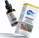 Berberine - L-Theanine - Kamille - Ashwagandha Liquid Drops Overordnet Velvære | Alle naturlige ingredienser 1 Fl Oz... (1)