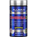 ALLMAX Nutrition Omega 3 Ultra-Pure Cold-Water Fish oljekonsentrat, 180 greve