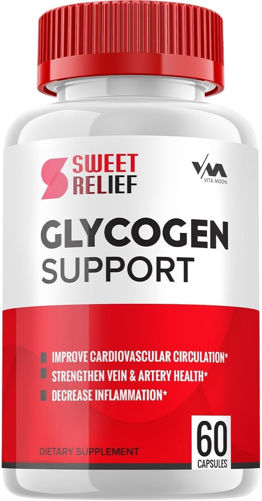 (1 pakke) SweetRelief Glycogen – Sweet Relief Capsule Cleaner, SweetRelief piller, Avansert formel for total velvære, Sweet Relief Glycogen anmeldelser, 60 kapsler
