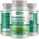 Moringa Leaf pulverkapsler (tabeller) - 300 piller, 150 serveringer, 1000 mg (1 pakke)