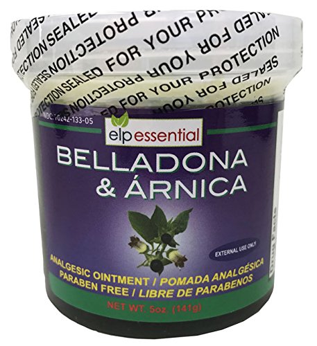 Belladona og Arnica Analgesic Ointment 5 oz (141g) Paraben Gratis