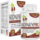 Njure-PRO med 21 Njure Helse Supplement | Alt-i-1 Formula |Nureals & Urinal Tract Supplement | Daglig rengjøring og Detox Støtte | 1-mån  Supply 60 Kapsler