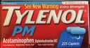 Tylenol PM ekstra styrke kapell (225 ct.) (2 pakke)
