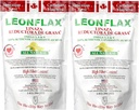 Leonflax 100% Autentisk Canadian Flax Frø pulver, Alt naturlig, høy fiber innhold, Diett Supplement for å forbedre din Digestive Helse, Omega 3, 6 & 9, 18 Oz, Bag (1) (2)
