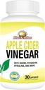 Rise-N-Shine Apple Cider Vinegar Capsules - immun støtte vitaminer - Gut støtte for kvinner og menn 30 dagers forsyning (30 kapsler)