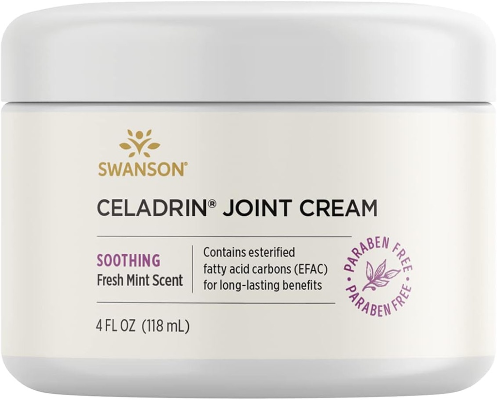 Swanson Celadrin Joint Cream 4 fl Ounce (118 ml)