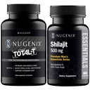 Nugenix Essentials Shilajit og Total-T Testosteron Booster for menn