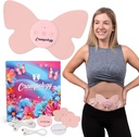 Relief Pink-Period Cramps smertebelastende enhet, Cramp Massager for Menstruell og nedre rygg Ache, Reduserer Endometriose Discomfort, PMS TENS enhet, Trådløs eller trådløs, Naturlig syklus støtte