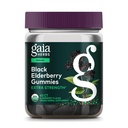 Gaia Urter Svart Elderbær (Sambucus Nigra) Ekstra Styrke Gummies - Delicious Immune Support Supplement - laget med sertifiserte organiske svart eldrebær for immunsystem støtte - 40 Gummies