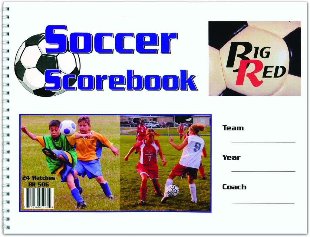 Big Red Fotball Scorebook