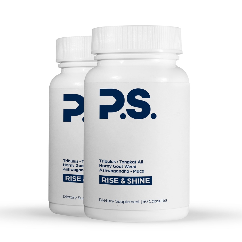 PS Naturlig Testosteron Booster for menn - Premium D3 og sink kosttilskudd for menn med tribulus, horny goat Weed, og Tongkat Ali - Test Booster og energitilskudd (120 kapsler)