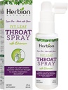 HERBION Naturals Throat Spray, Soothes Respiratory Discomfort med kraften fra engelsk Ivy, Marshmallow, og Echinacea ekstrakter for voksne og barn, 2 Fl Oz, Pakke med 1