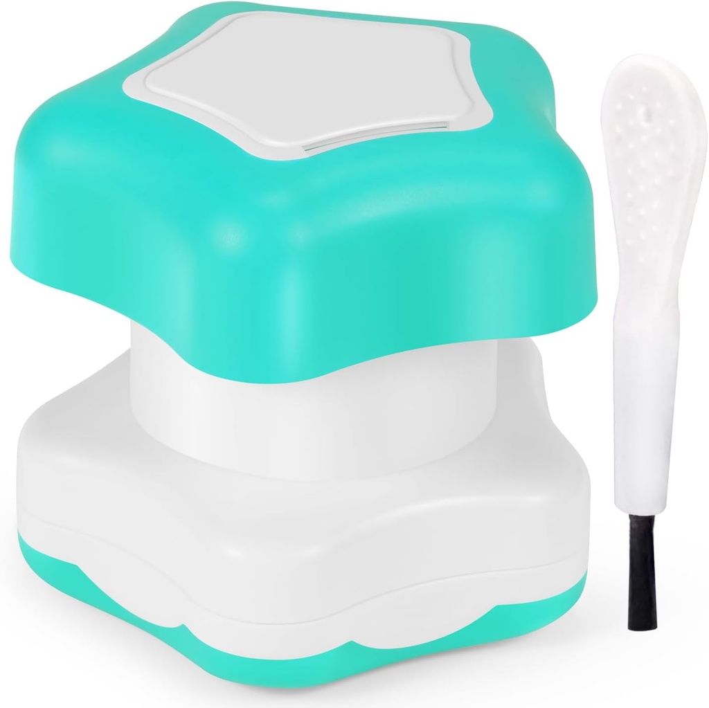 Johnbee Pill Crusher, Pill Grinder Fin pulver ekstremt fin. Lagringssammenligning. Pill Crushers for eldre, familie og kjæledyr. Silikon kanter. Grind Flere piller på en gang - Rengjøringsbørste (cyan)