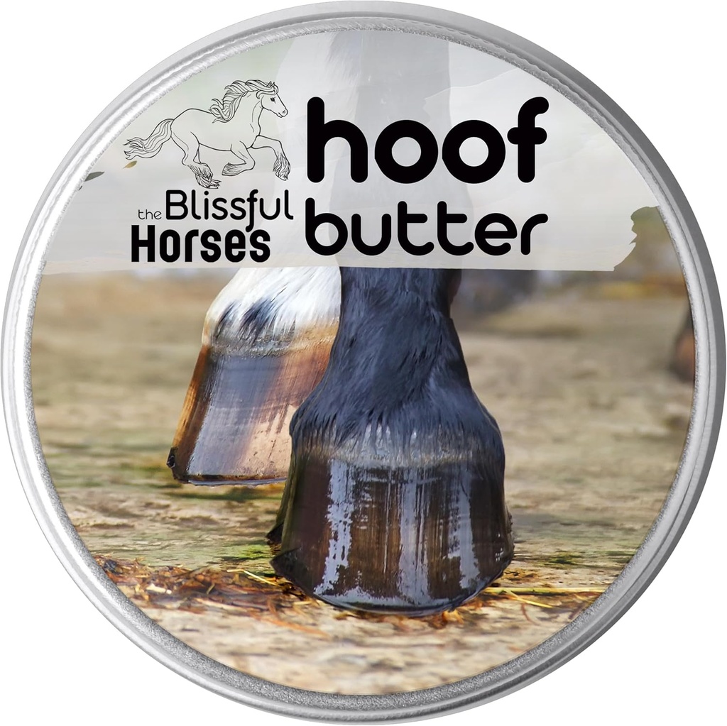 De herlige hestene Hoof Smør all naturlig støtte til hestens hoves