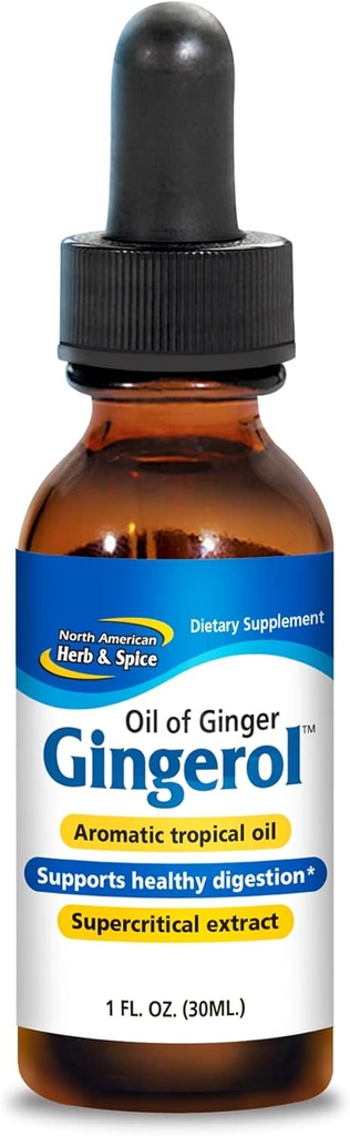 Nordamerikanske urter og krydder, Gingerol, olje av Ginger, 1-Ounce