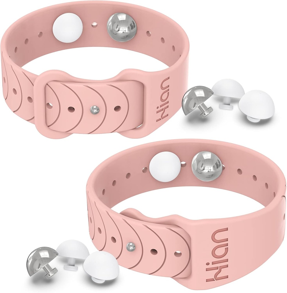 Bevegelsessykhet Bands Sjøsykhet Wristbands Justerbare akupressure søvnighet Wristband /, Naturlig lindring av kvalme hodepine,Insomnia,Anxiety, Sleep Aid, Morgensykhet,Motion Sykhet(1Pair Pink Sand