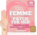 Femme Herbal Patches – 30-dagers forsyning – ikke-Latex, Vegansk-vennlig og enkel å bruke