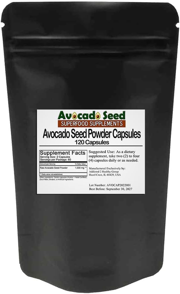 Avocado frøkapsler - 120 greve